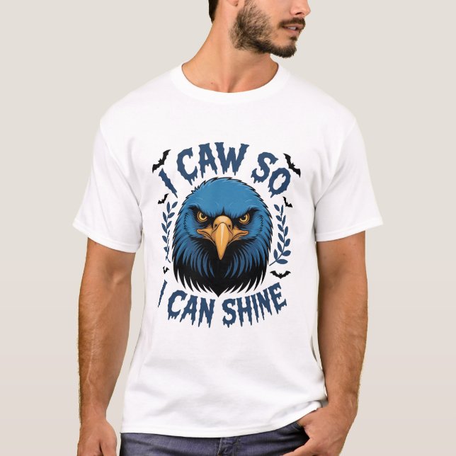 Camiseta Black Crow F, Caw F, Funny Bird Dance Guay Present (Anverso)