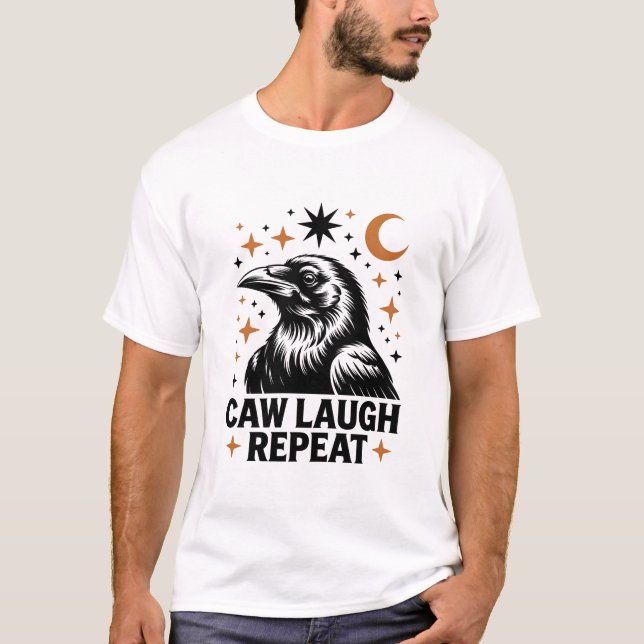 Camiseta Black Crow F, Caw F, Funny Bird Dance Guay Present (Anverso)
