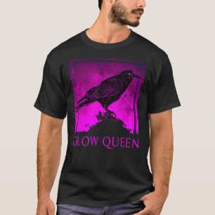 Camiseta Black Crow Queen Bird Watt Gift Idea Raven Cro
