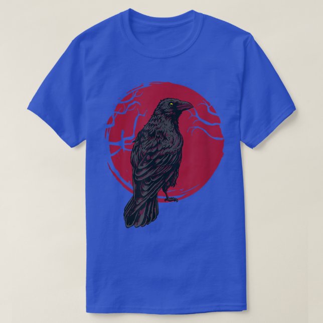 Camiseta Black Crow Witchcraft Occult Gothic Creepy Hallowe (Diseño del anverso)