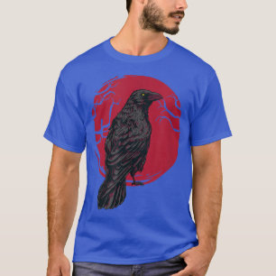 Camiseta Black Crow Witchcraft Occult Gothic Creepy Hallowe