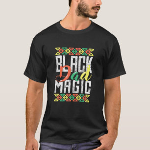 Camiseta Black Dad Magic History Month African American Fat