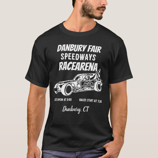 Camiseta Black Danbury Fair Racearena Speedway 1-Side Tee! (Anverso)