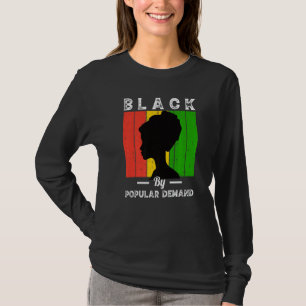 Camiseta Black Debido A La Demanda Del Mes De La Historia N