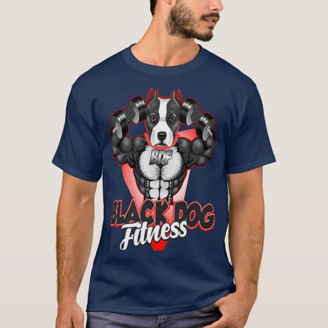 Camiseta Black Dog Fitness (Anverso)