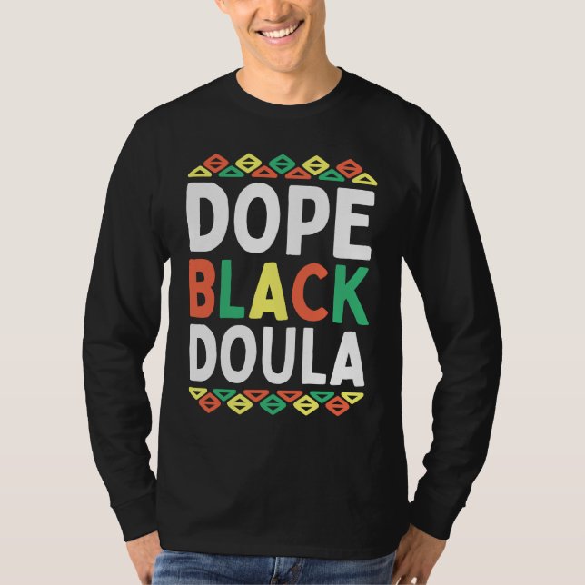 Camiseta Black Doula African American Black History Month P (Anverso)