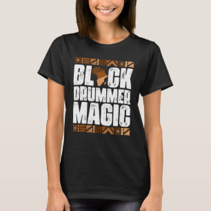 Camiseta Black Drummer Magic Black History Mono BLM