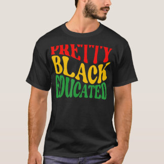 Camiseta Black Educated Black History Month Black Wo