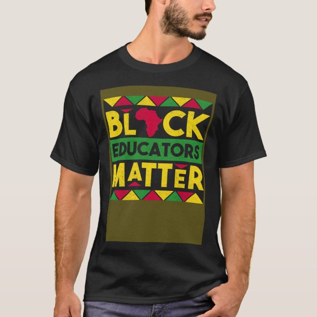 Camiseta Black Educators Matter Black History Month African (Anverso)
