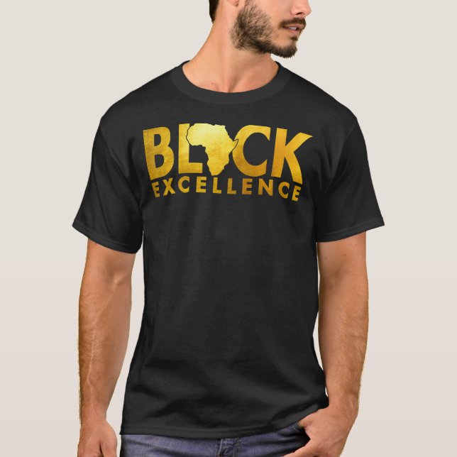 Camiseta Black Excellence Melanin African Black History Bla (Anverso)