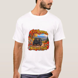 Camiseta Black_Fall Leaves & Mt Trails