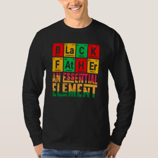 Camiseta Black Father The Essential Element Father's Day Fu