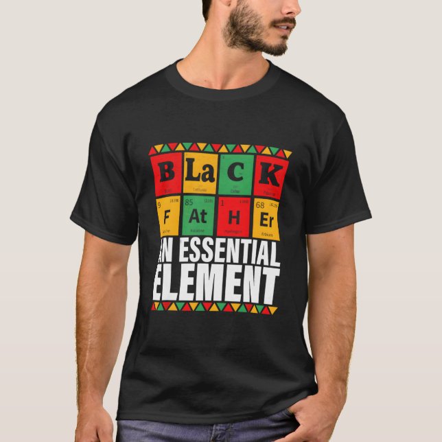 Camiseta Black Father The Essential Elet Father'S Day (Anverso)