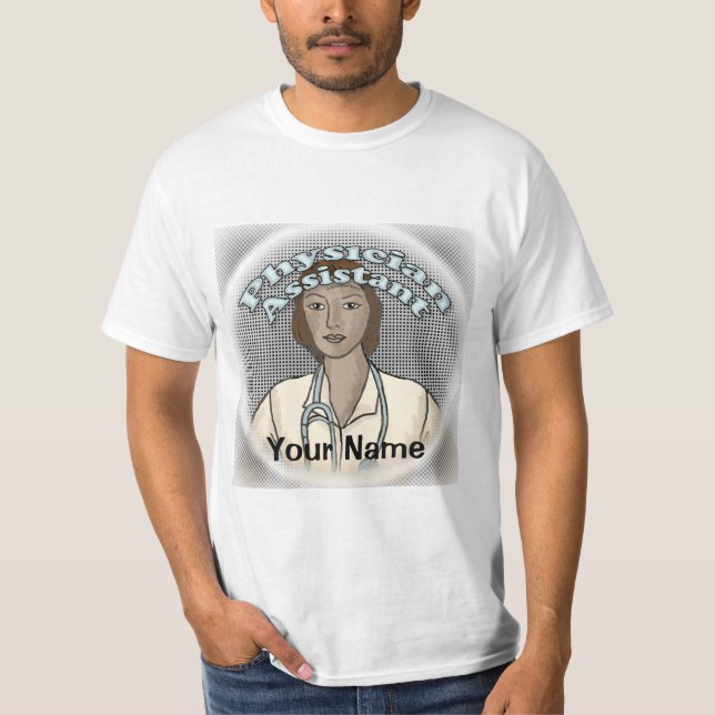 Camiseta Black Female Physician Assistant (Anverso)