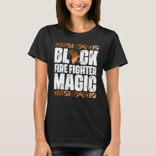 Camiseta Black Fire Fighter Magic Black History Mono BLM