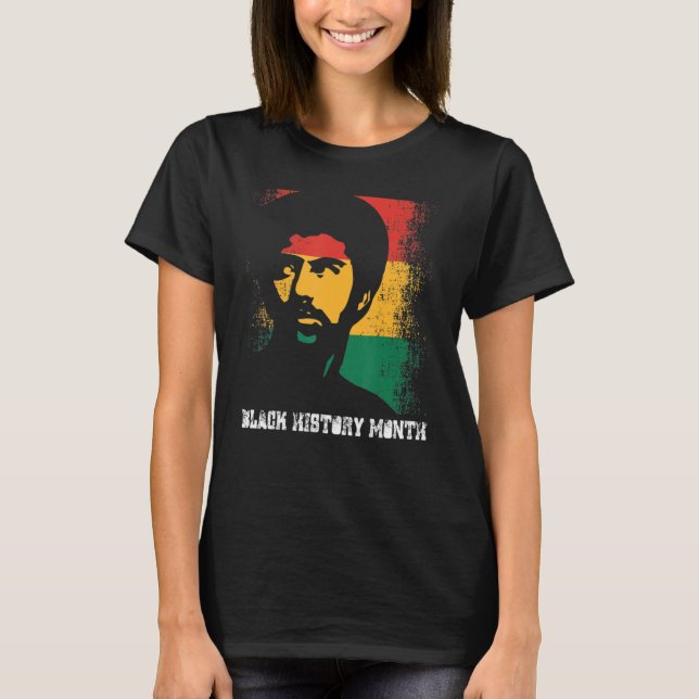 Camiseta Black Fist Shirt African American Pride Black Hist (Anverso)