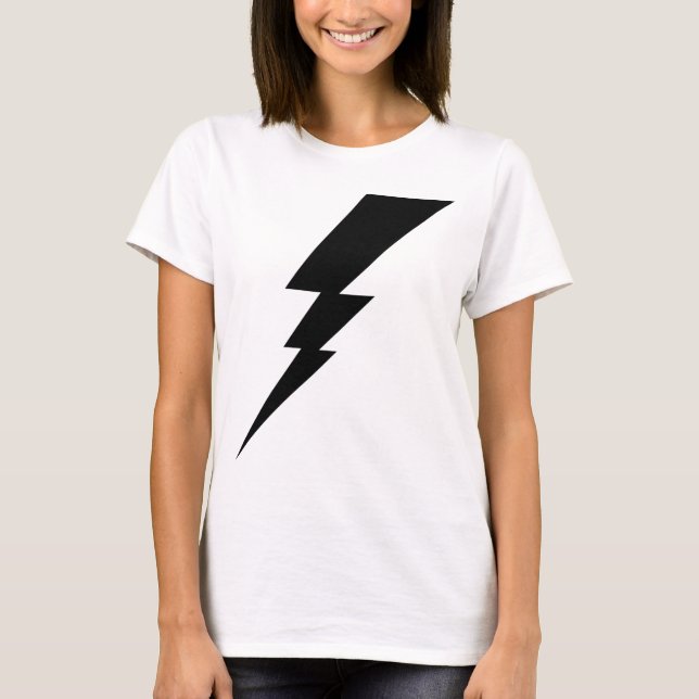 Camiseta Black Flash Lightning Bolt de mujeres (Anverso)