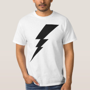 Camiseta Black Flash Lightning Bolt Men's