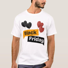 Camiseta Black Friday Balloons – Big Deals, Bigger Style!