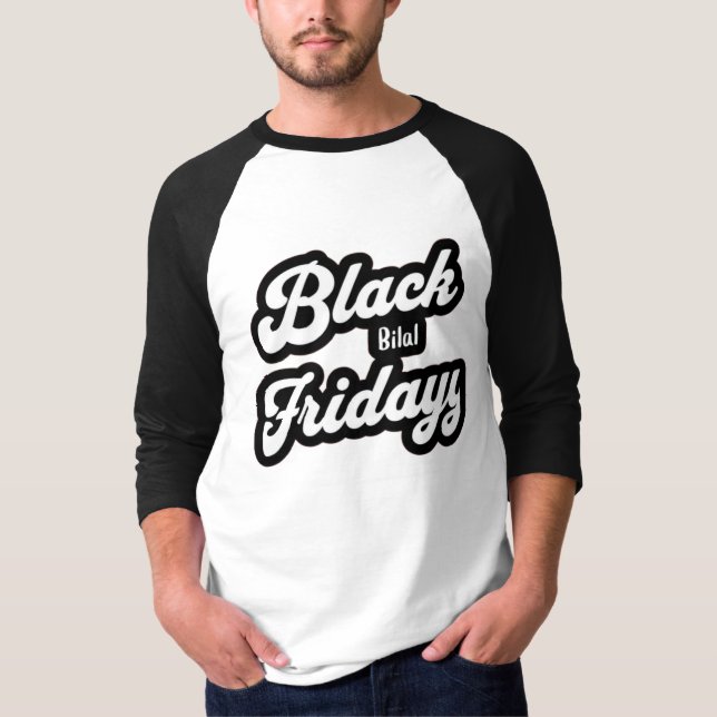 Camiseta "Black Friday Exclusive T-Shirt Logo Design (Anverso)
