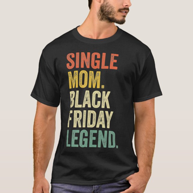 Camiseta Black Friday Shopping Squad Funny 2019 Gift Singl (Anverso)