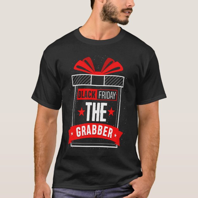Camiseta Black Friday Shopping Team The Grabber Matching Co (Anverso)