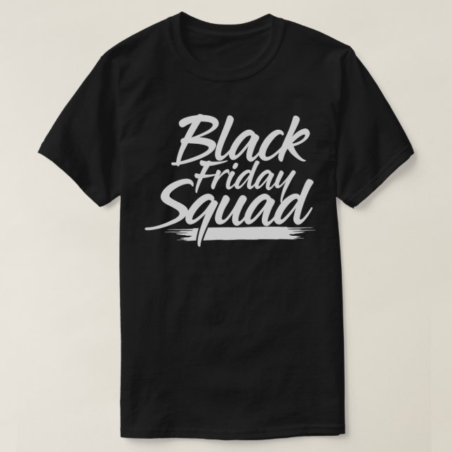 Camiseta Black Friday Squad Funny Navidades Acción de Graci (Diseño del anverso)