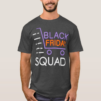 Camiseta Black Friday Squad T-Shirt Black Friday Shopping T