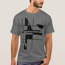 Black Geometric Gameboard MCM Look Resumen Art