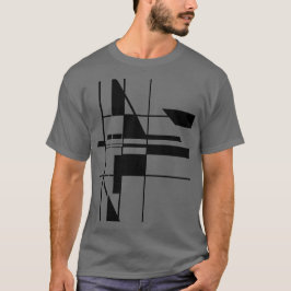 Camiseta Black Geometric Gameboard MCM Look Resumen Art