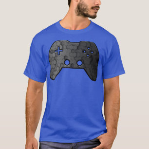 Camiseta Black Geometric Gaming Gamer Resumen Cont Gamepad