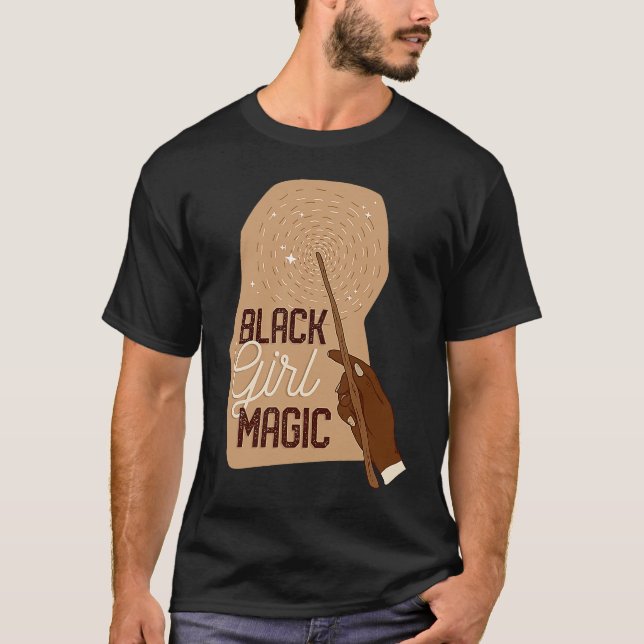 Camiseta Black Girl Magic Black History BHM African (Anverso)