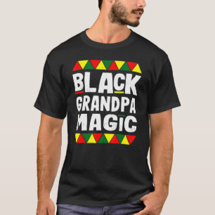 Camiseta Black Grandpa Magic Black History Mono Africa Pri