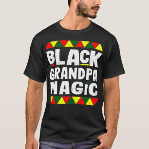Camiseta Black Grandpa Magic Black History Mono Africa Pri