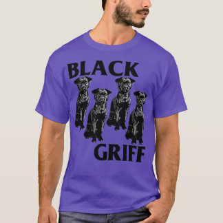 Camiseta Black Griff Black Flag Brussels Griffon Design