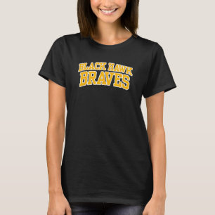 Camiseta Black Hawk College Quad Cities Braves 01