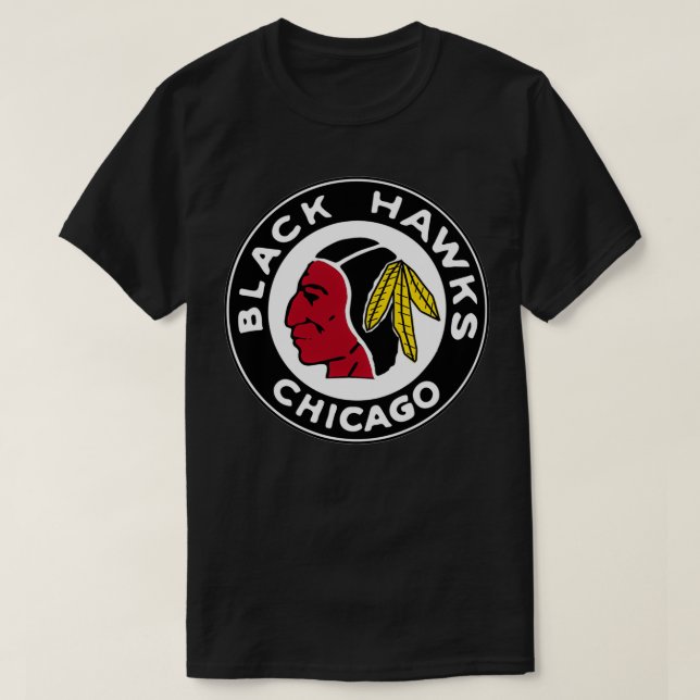 Camiseta Black Hawks Chicago (Diseño del anverso)