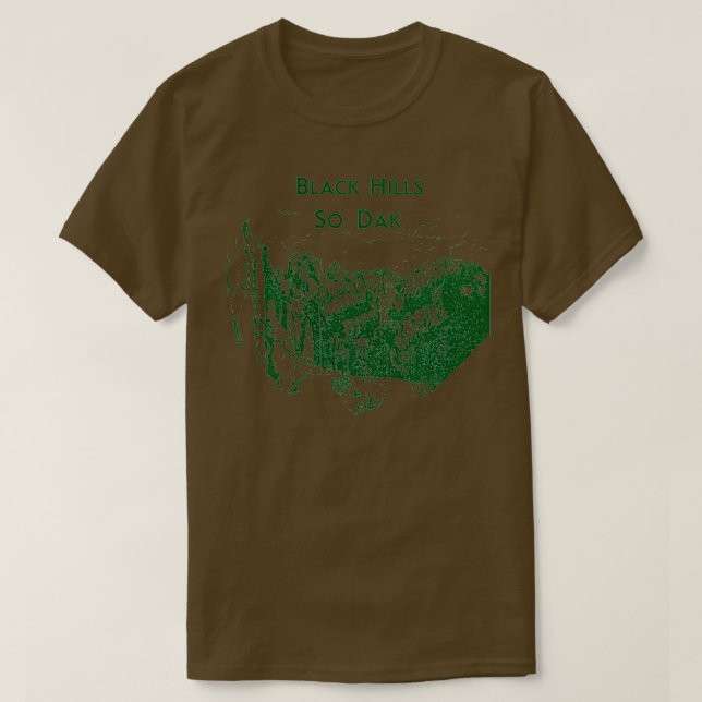 Camiseta Black Hills 1940 Dakota del Sur (Diseño del anverso)