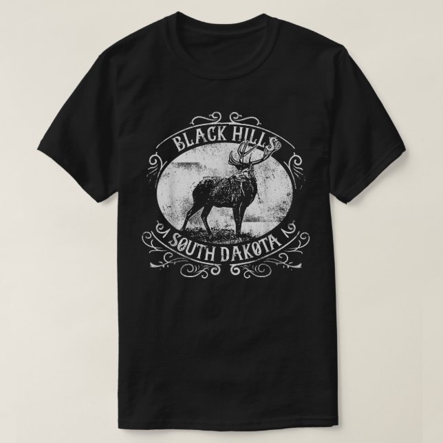 Camiseta Black Hills Dakota del Sur (Diseño del anverso)