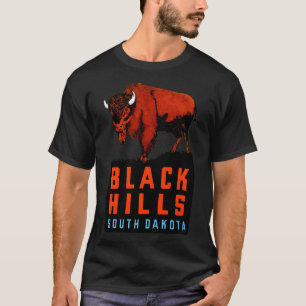 Camiseta Black Hills South Dakota Vintage Travel Decal