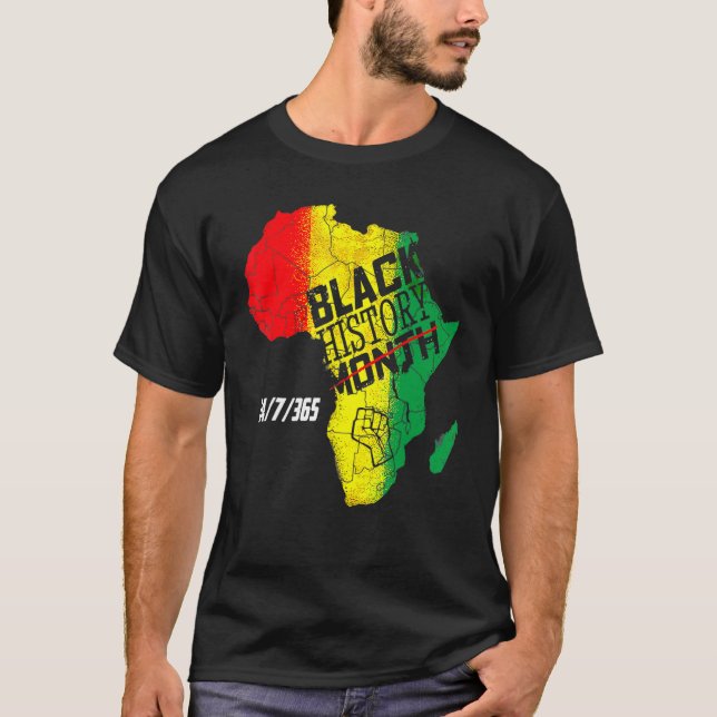 Camiseta Black History 247365 Men Women Kids Black History  (Anverso)