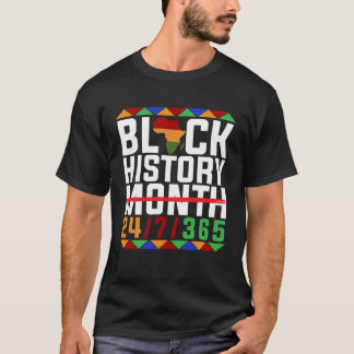Camiseta Black History 247365 Proud African Amercian Men Wo