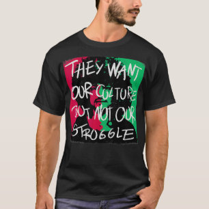Camiseta Black history afro american america culture strugg