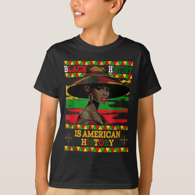 Camiseta Black History American Women Recognition Educators (Anverso)