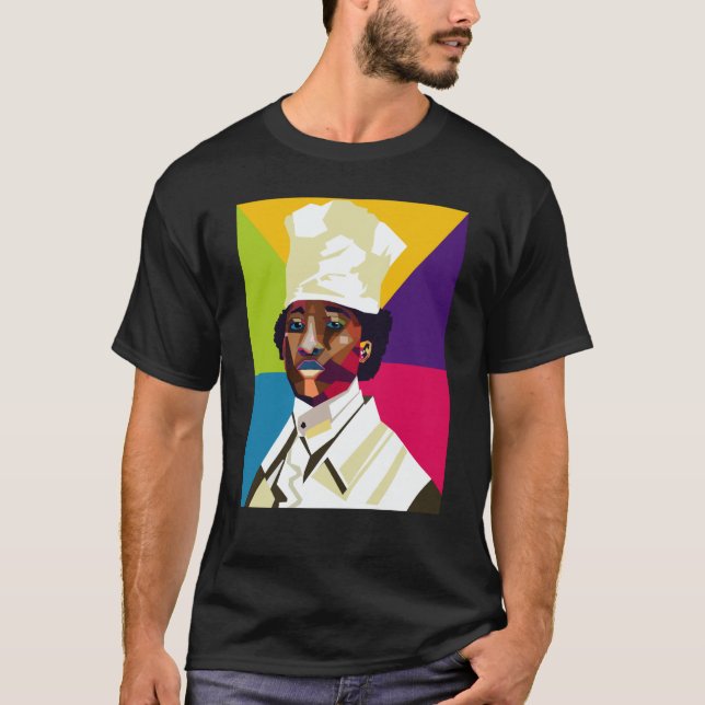 Camiseta Black History Executive Chef Hercules (Anverso)