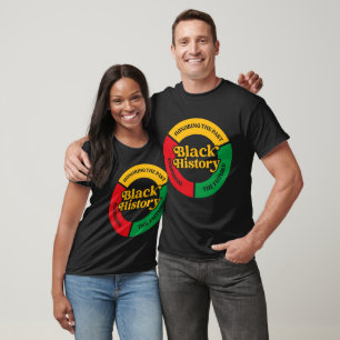 Camiseta Black History Honoring Inspiring Future