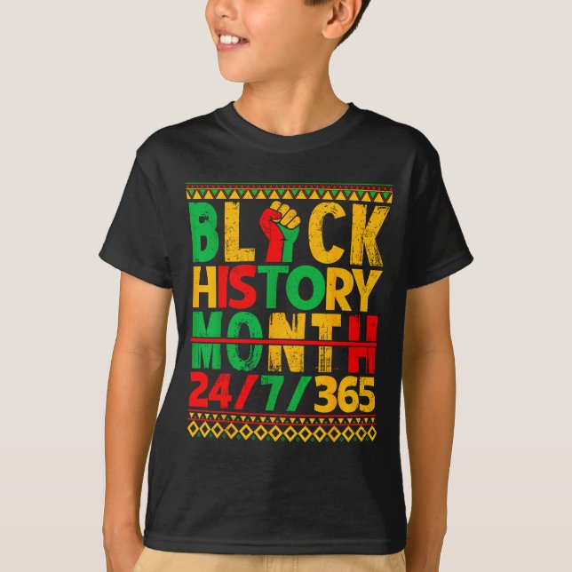 Camiseta Black History Is American History African Men Wome (Anverso)