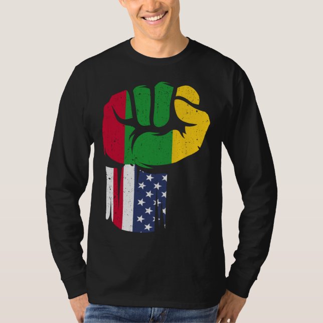 Camiseta Black History Is American History  Black History M (Anverso)