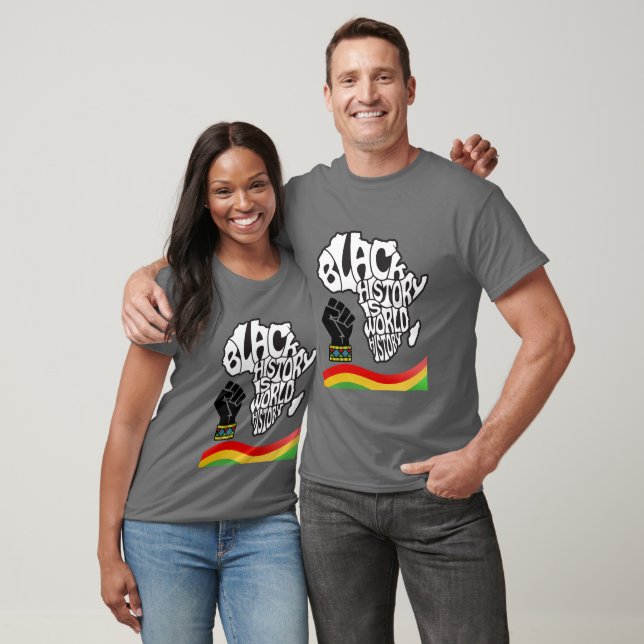 Camiseta Black History Is World History Graphic Tee (Unisexo)