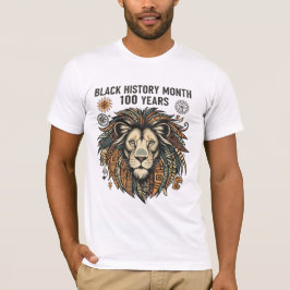 Camiseta Black History Month 100th Anniversary T-Shirt
